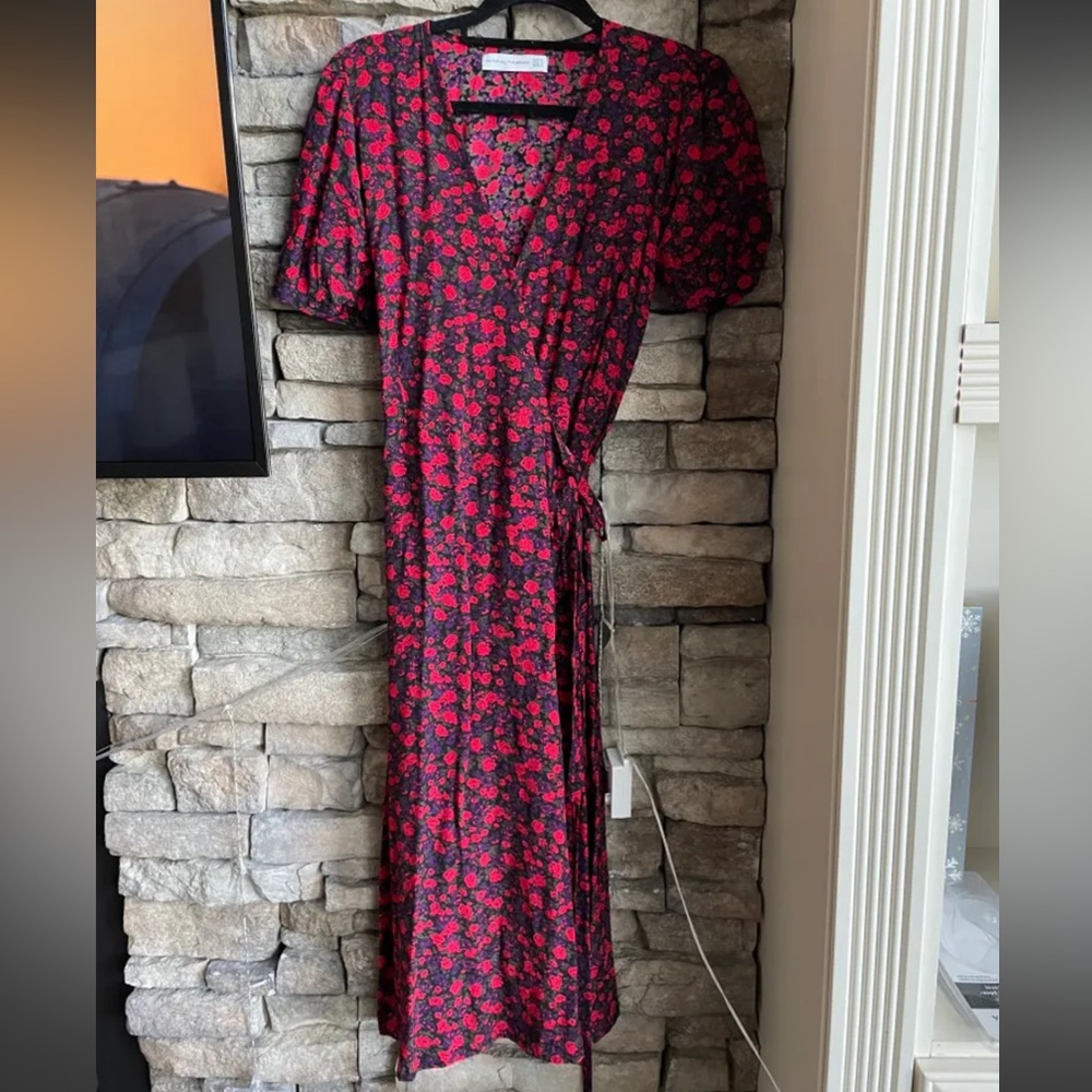 Faithfull the brand Sumaia floral wrap dress
